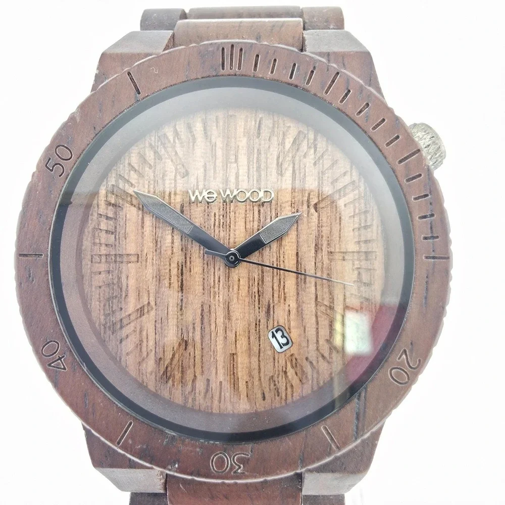 WEWOOD Arrow Nut Men's Watch 100% Natural Walnut Wood Stainless Steel Clasp 7